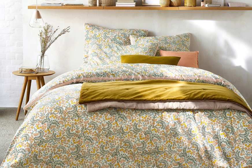 © La Redoute Intérieurs : housse de couette coton lavé, Majari